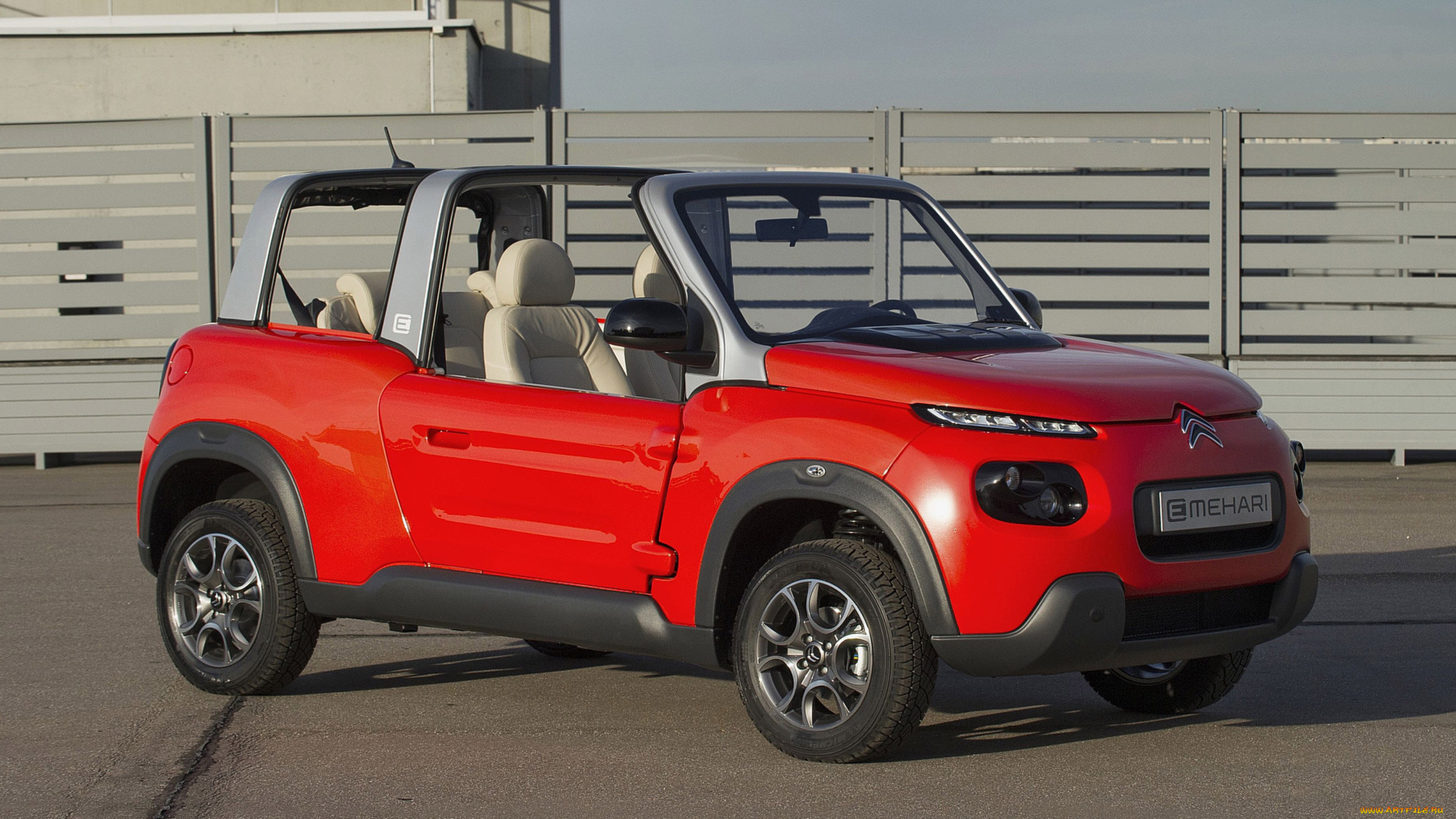 citroen e-mehari red 2017, , citroen, ds, 2017, e-mehari, red